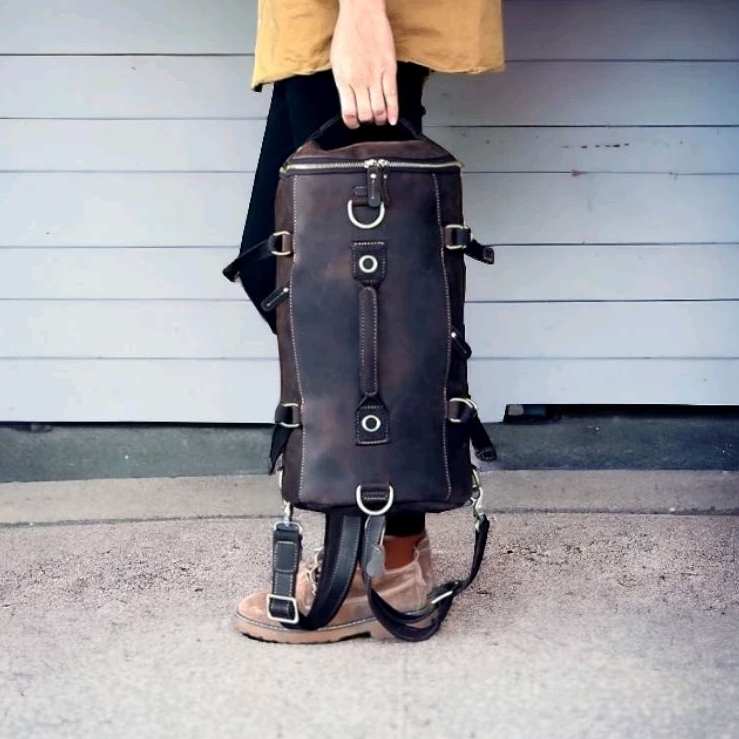Jual Ransel Daniel Kulit Vintage Multifungsi Travelling & Outdoor ...