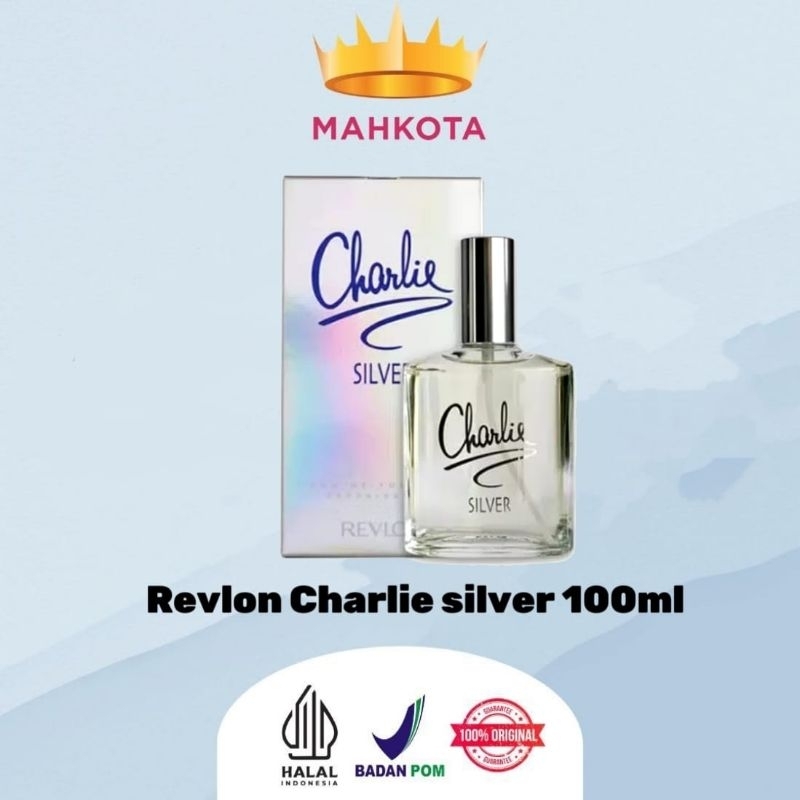 Jual **Mahkotacosmetik**Revlon Charlie Silver (100ml) | Shopee Indonesia