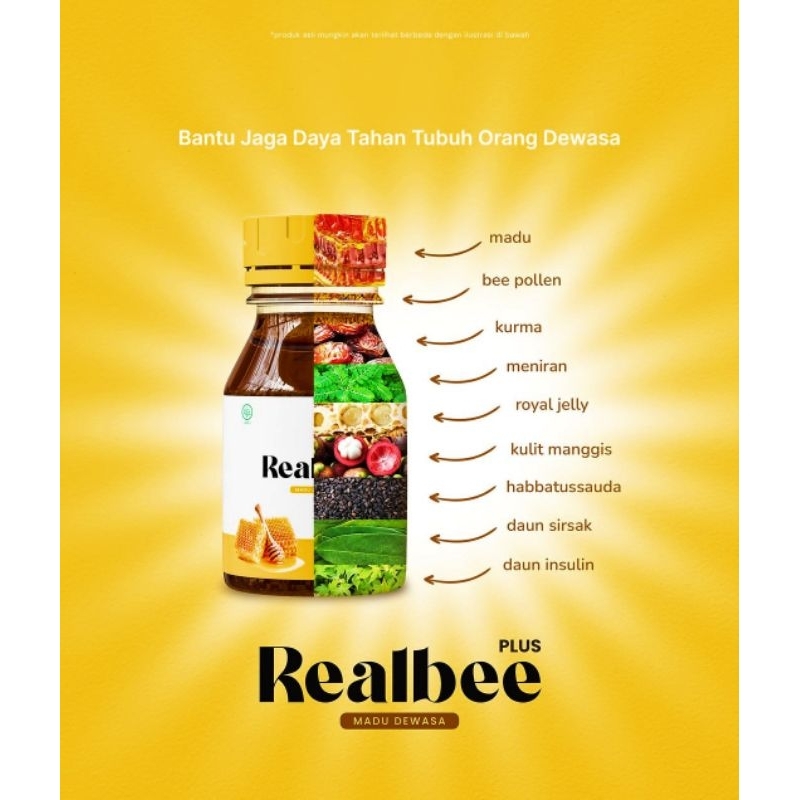 Jual MADU REALBEE PLUS & KIDS | MADU REALBEE DEWASA DAN ANAK | PRODUK ...