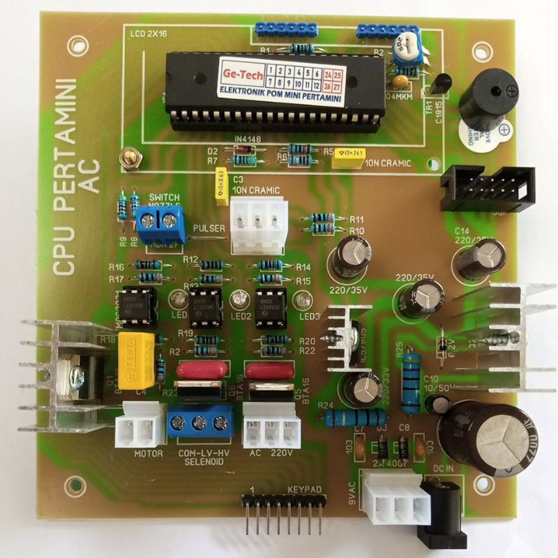 Jual MODUL CPU PERTAMINI MESIN POM MINI DIGITAL PROGRAM POM MINI IC ...