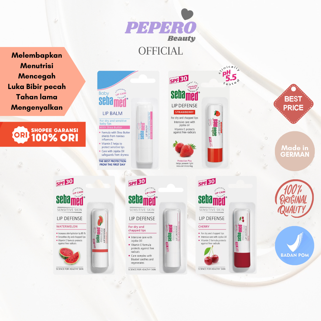 Jual SEBAMED Lip Defense SPF 30 / Baby Lip Balm Pelembab Bibir | Shopee ...