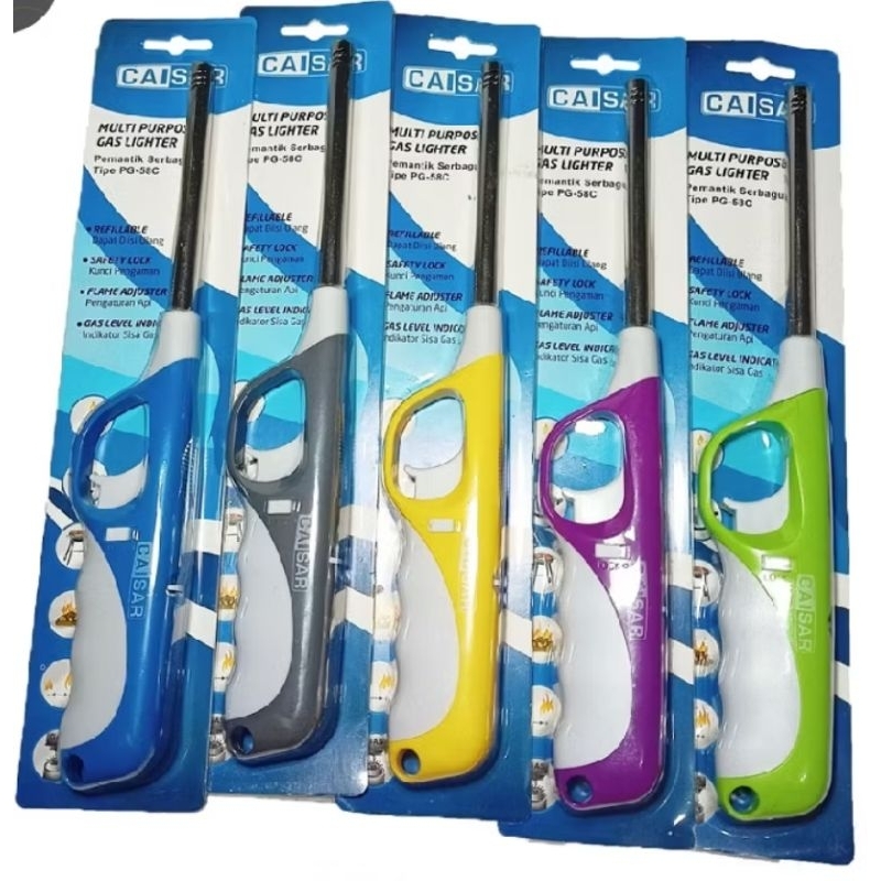 Jual Korek Api Gas Panjang Pemantik Kompor Caisar | Shopee Indonesia