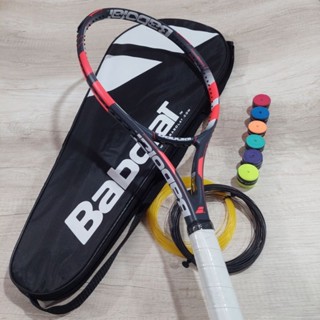 Jual RAKET TENIS BABOLAT FLOW TOUR PREMIUM SIAP SMASH FULLSET | Shopee ...