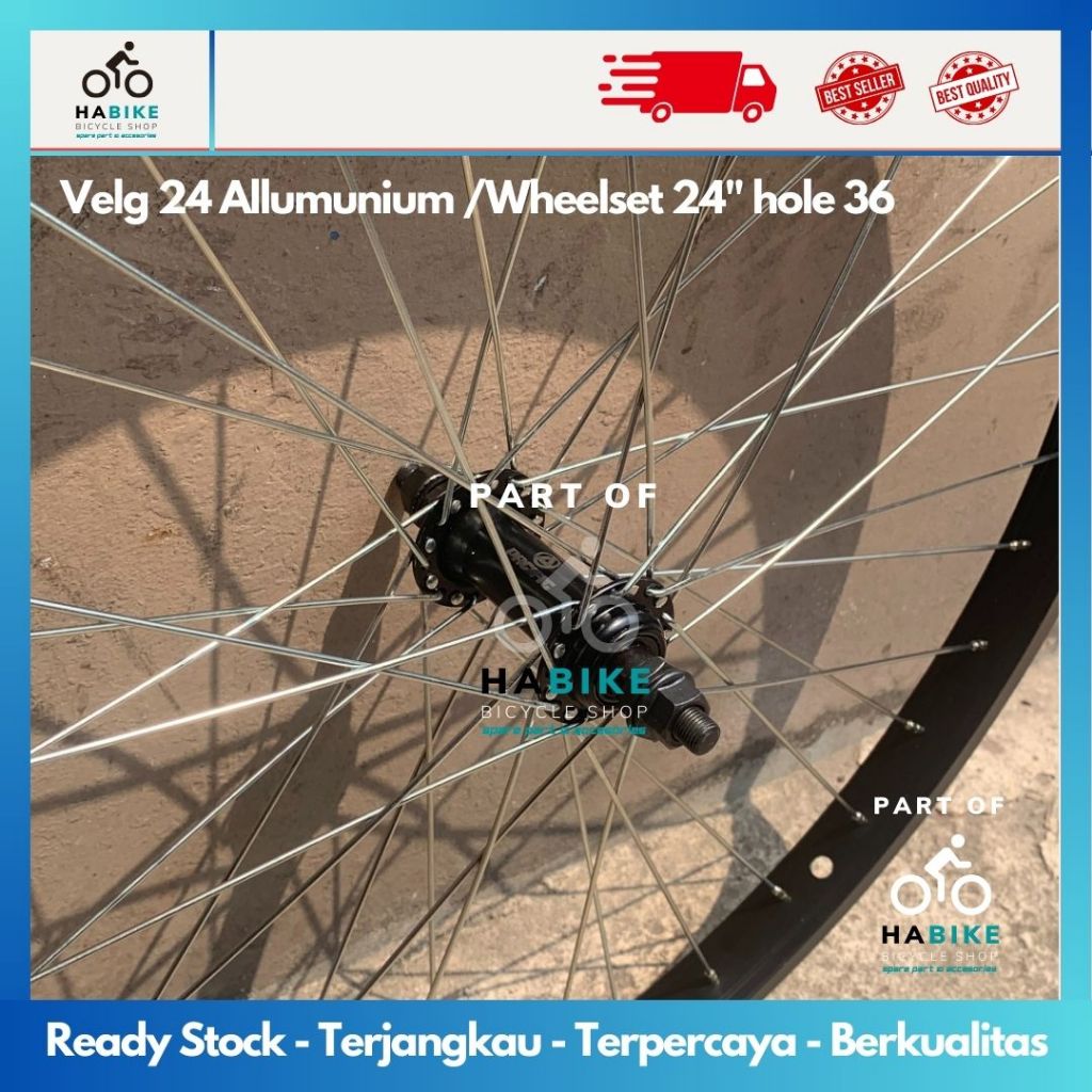 Jual Velg Jadi Alumunium Roda Sepeda Ukuran 24