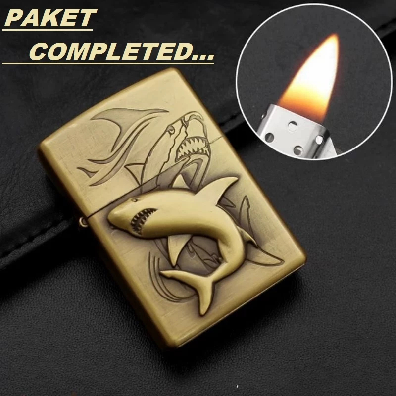 Jual Korek Api Roda Api Minyak TIMBUL Jiantai Motif Ikan Fish JT-1323 ...