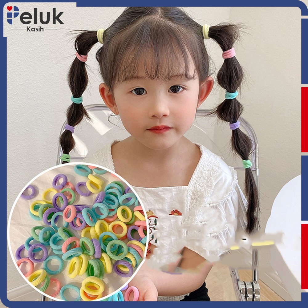 Jual Ikat Rambut Donat Mini Warna Warni Anak Perempuan / Ikat Rambut ...