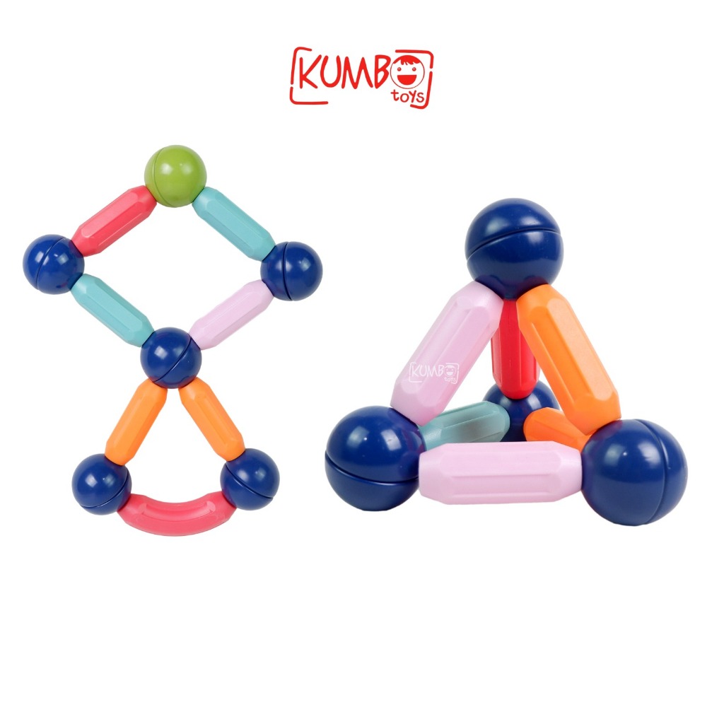 Jual Mainan Edukasi Magnetic Sticks Balls Building Blocks Magnet Toys ...