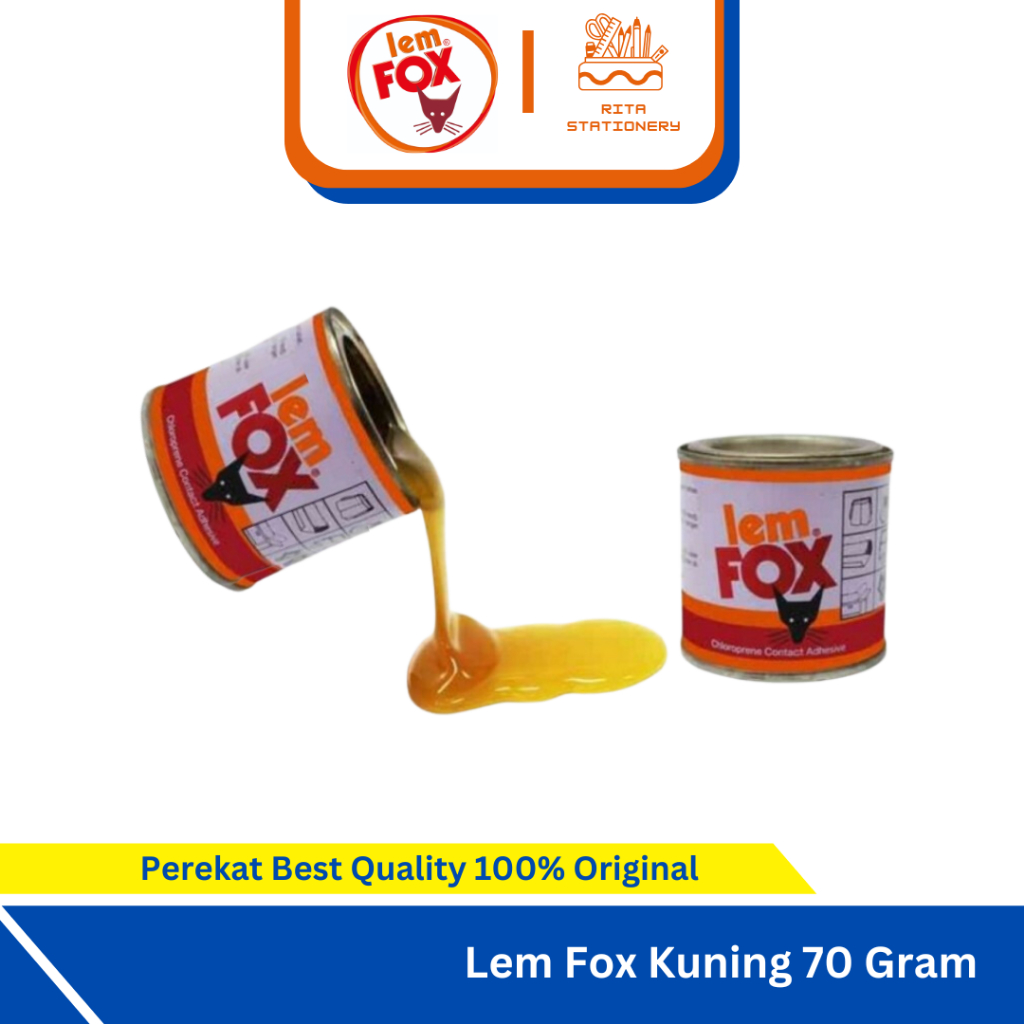 Jual Lem Fox Kuning Kecil 70 gram - Satuan | Shopee Indonesia