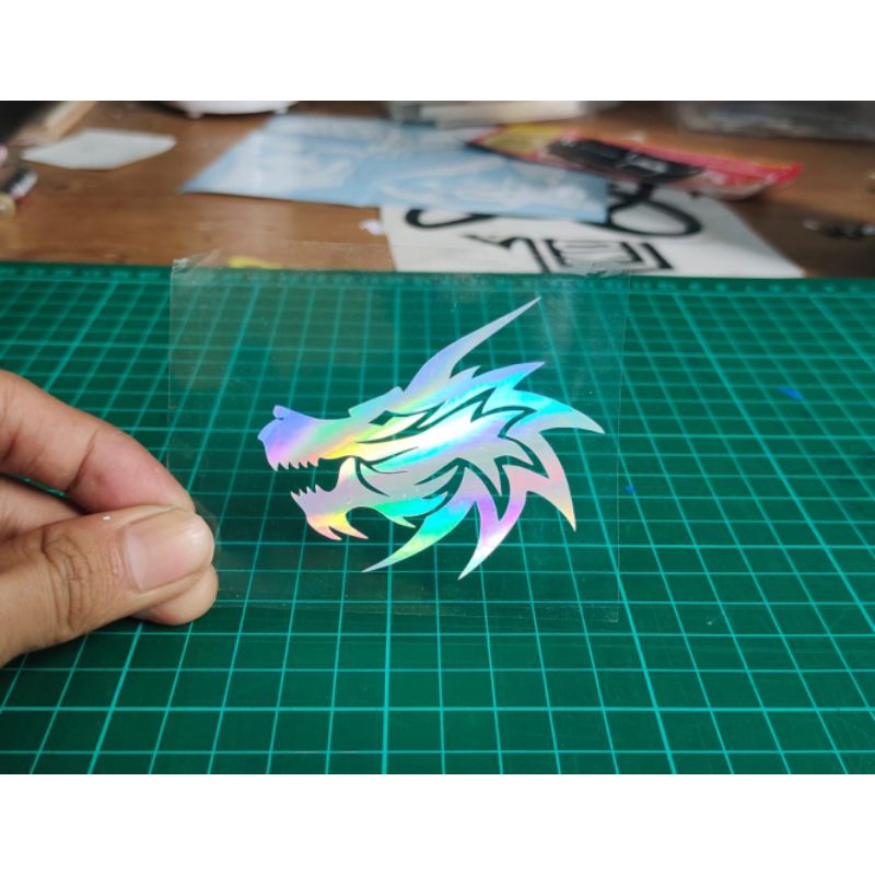 Jual stiker cutting kepala naga sticker keren | Shopee Indonesia