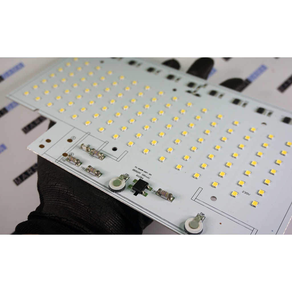 Jual Papan LED SMD AC 220V 100W langsung PLN Tanpa Driver | Shopee ...