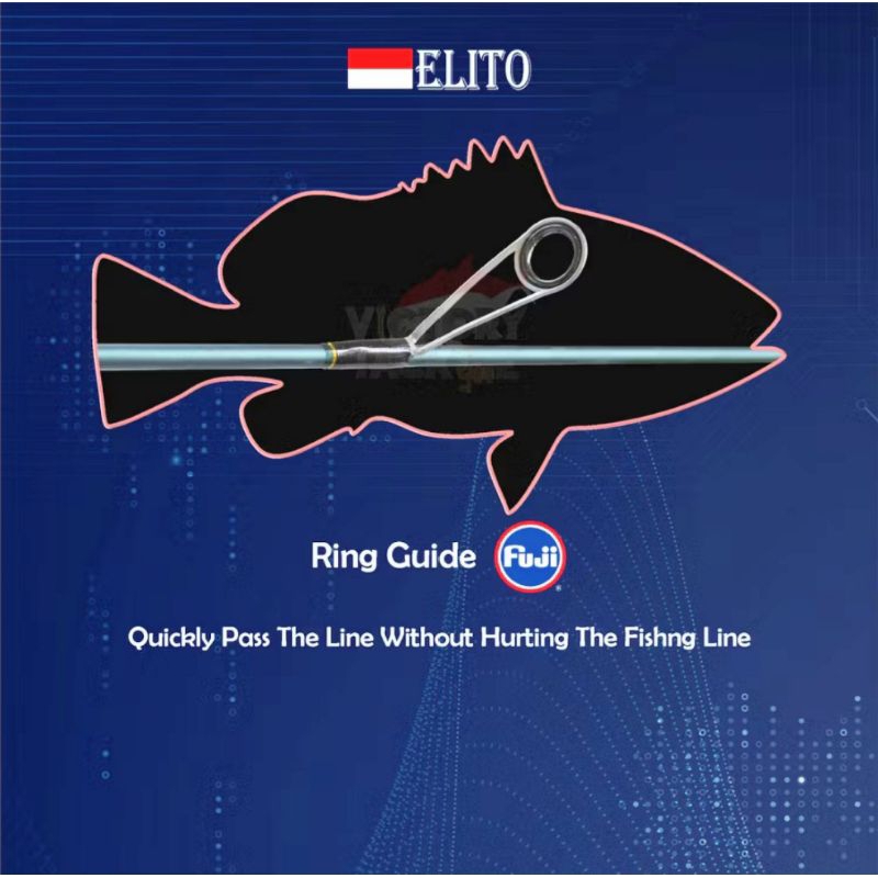 Jual JORAN 4.SECTOIN ELITO TRAVER ROD SKIP JACK RING FULL FUJI 180cm ...