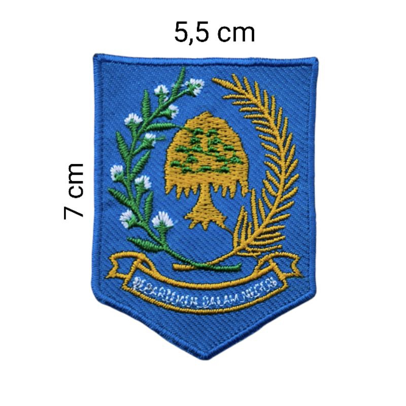 Jual BORDIR BADGE EMBLEM ATRIBUT SERAGAM LINMAS | Shopee Indonesia