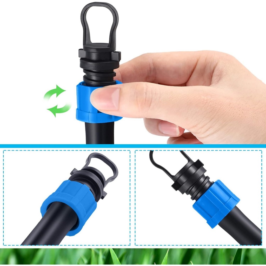 Jual End Plug Selang Drip 16 mm Tipe Lock Konektor Sambungan Driptape ...