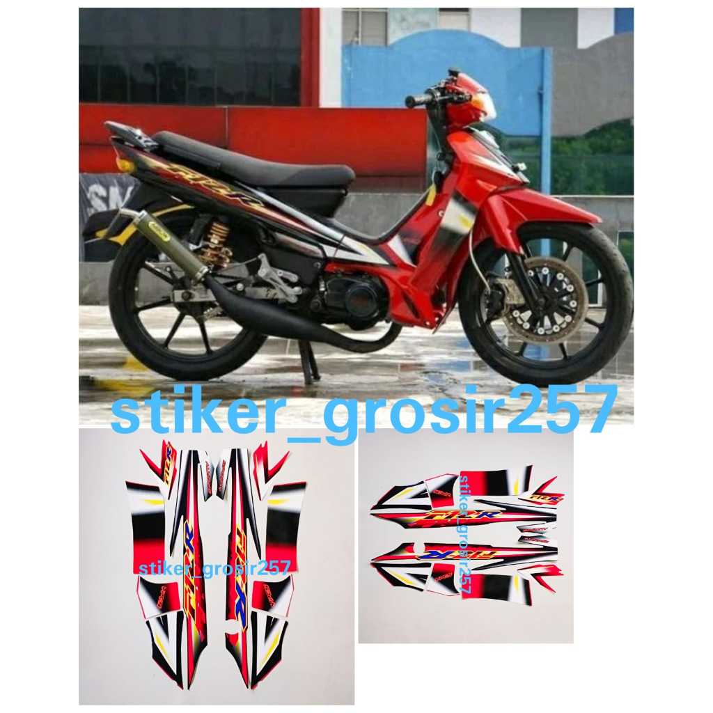 Jual STRIPING STICKER MOTOR STIKER LIS BODY F1ZR FIZ R 2003 SPORTY ...
