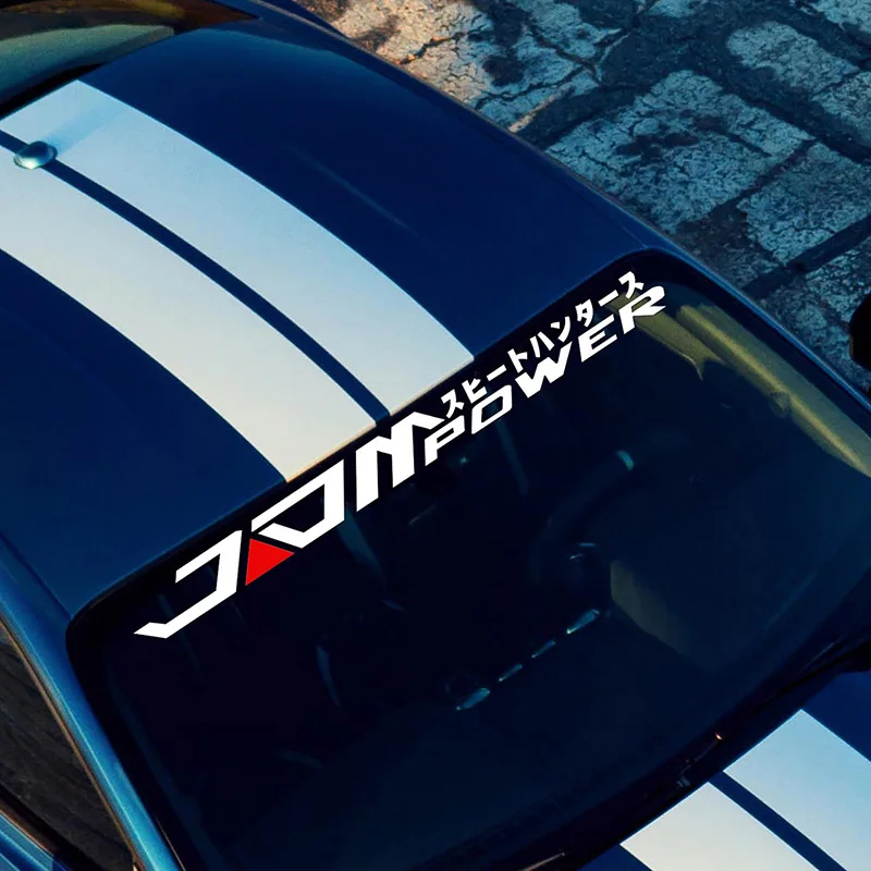 Jual STICKER KACA MOBIL JDM UNTUK JENIS SEMUA MOBIL UKURA 98CM X 8 CM ...