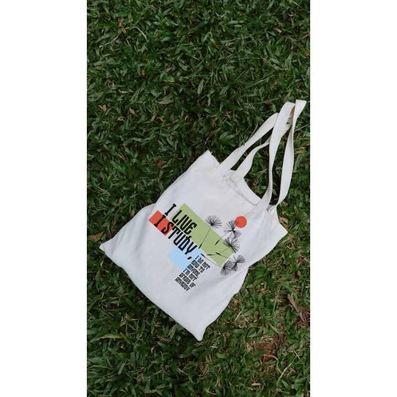 Veqzc 'Here Comes The Sun' Canvas Tote Bag - Retro Hippie Orange Bus Design, Reusable Cotton Bag - View #7