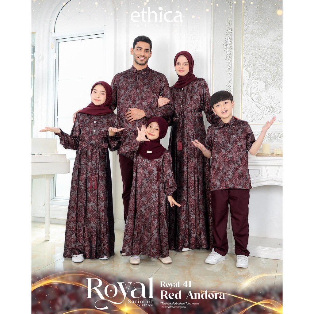 Jual (COD) SARIMBIT KELUARGA TERBARU ETHICA ROYAL 41 RED