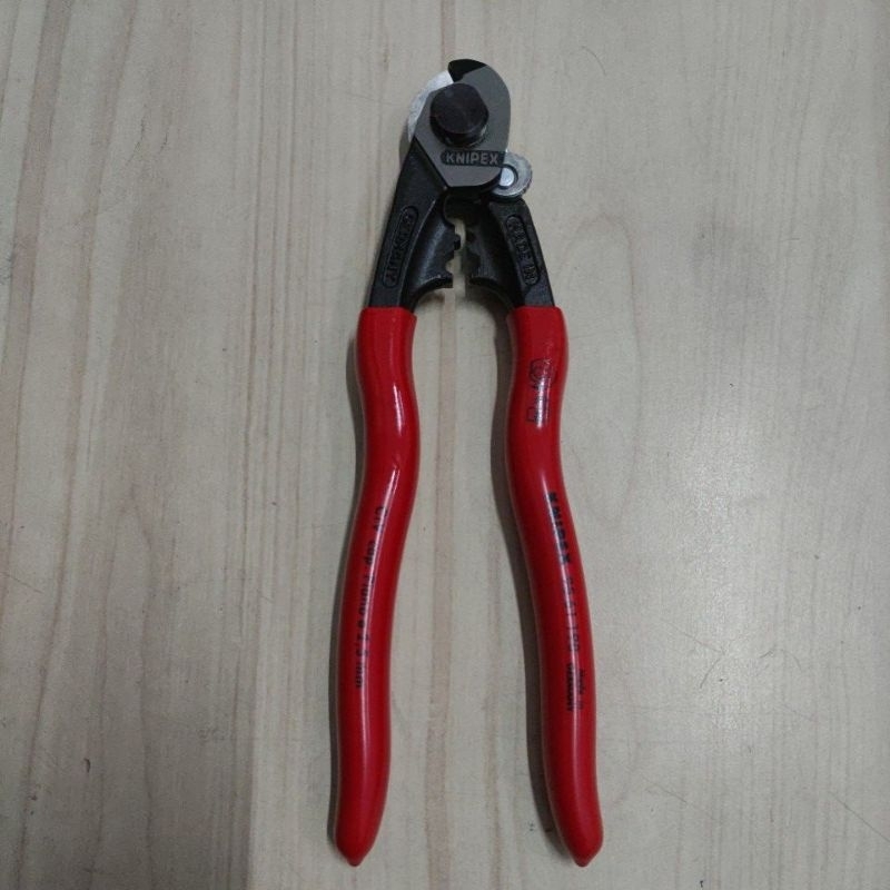 Jual KNIPEX 95 61 190 Tang Potong Seling Wire Rope Cutter Forged ...