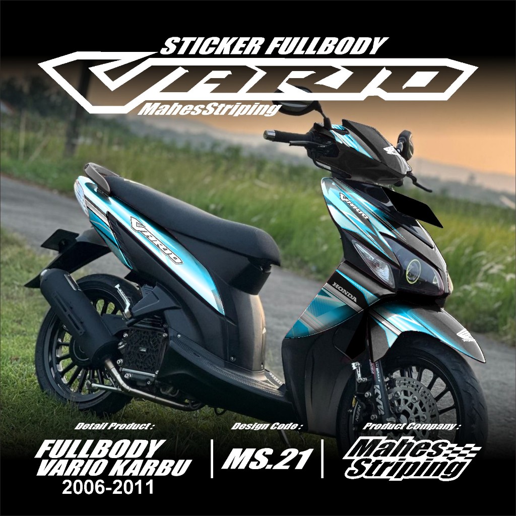 Jual Decal Sticker Fullbody Vario 110 Karbu 2006 2007 2008 2009 2010 ...