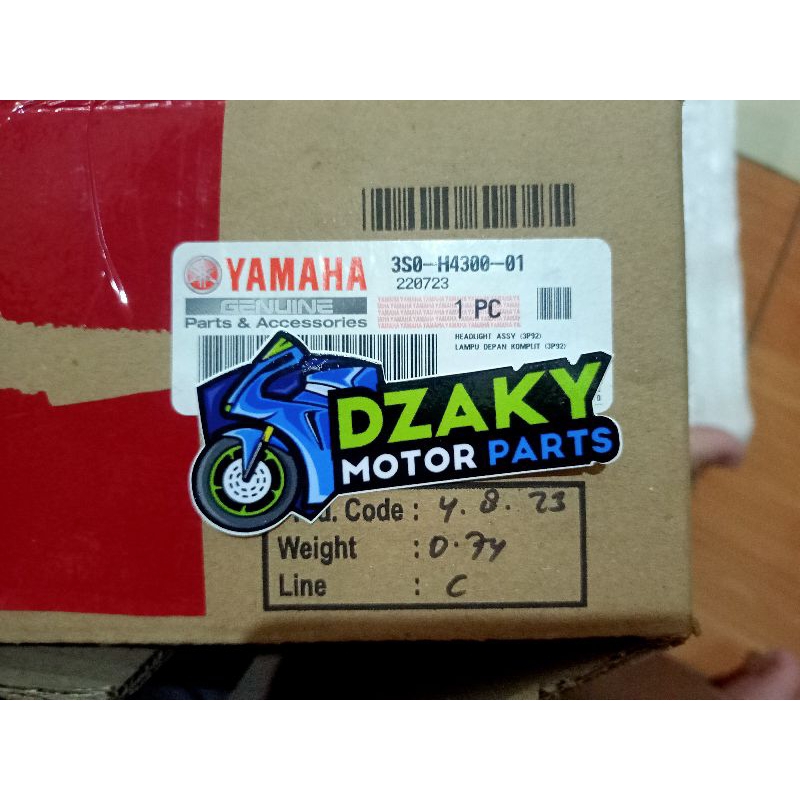 Jual Reflektor Lampu Depan Vega R New Original Yamaha Headlight Assy ...