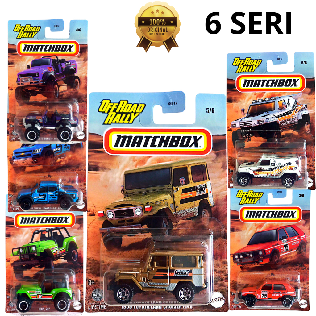 Jual Matchbox offroad rally toyota land cruiser jeep 4x4 | Shopee Indonesia