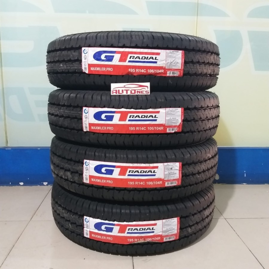 Jual Ban Mobil Tubeles Muatan Merk GT Radial Maxmiller 195 R14C 106 ...