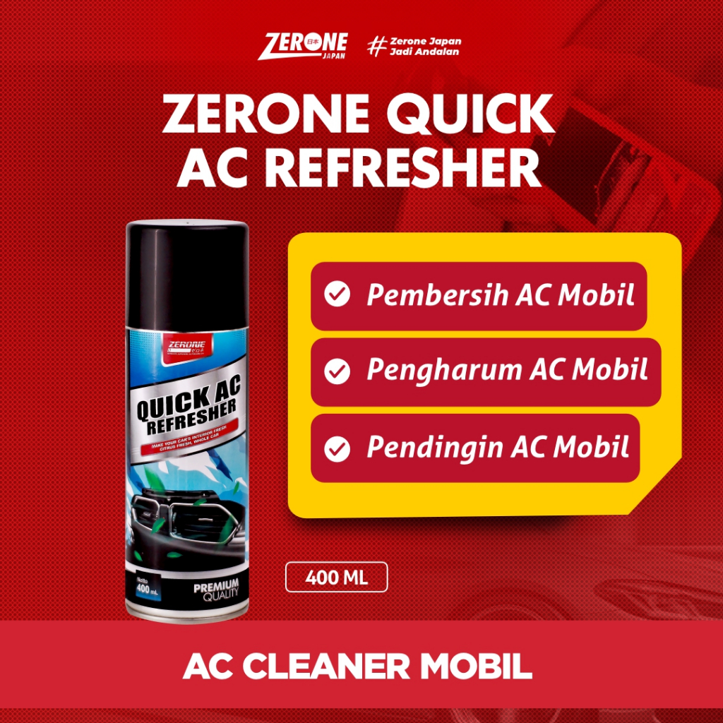 Jual Zerone Japan Quick AC Refresher Pembersih Pendingin AC Mobil ...