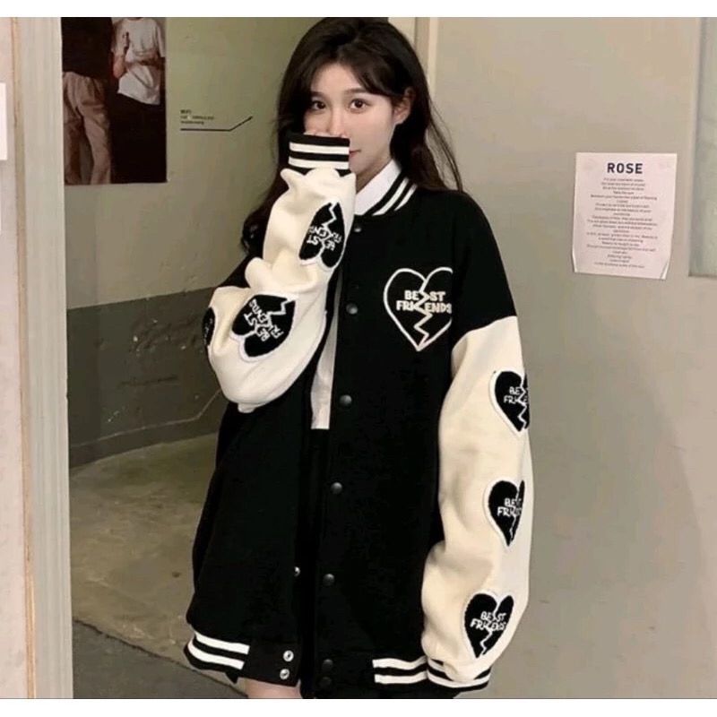 Jual JAKET WANITA SUPER INK OVERSIZE MURAH LEBAY | Shopee Indonesia