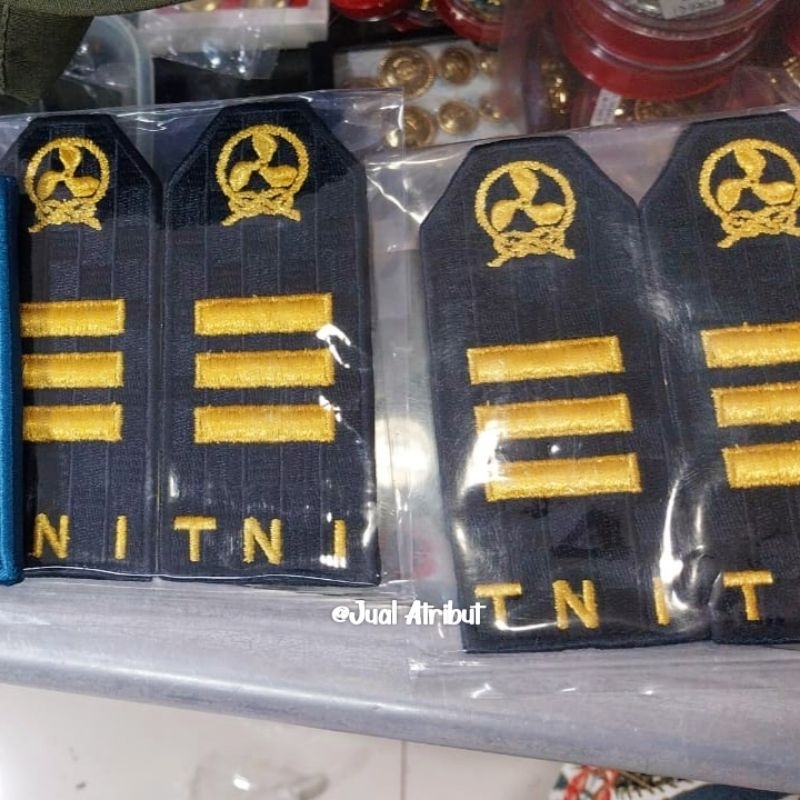 Jual Pangkat PDU PAMA Letda Lettu Kapten Multi Korps AL Bordir | Shopee ...