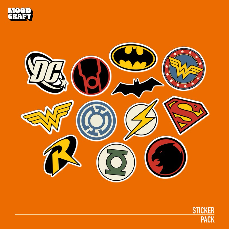 Jual Sticker Vinyl Justice League - Sticker Pack | SP - 029 | Shopee ...