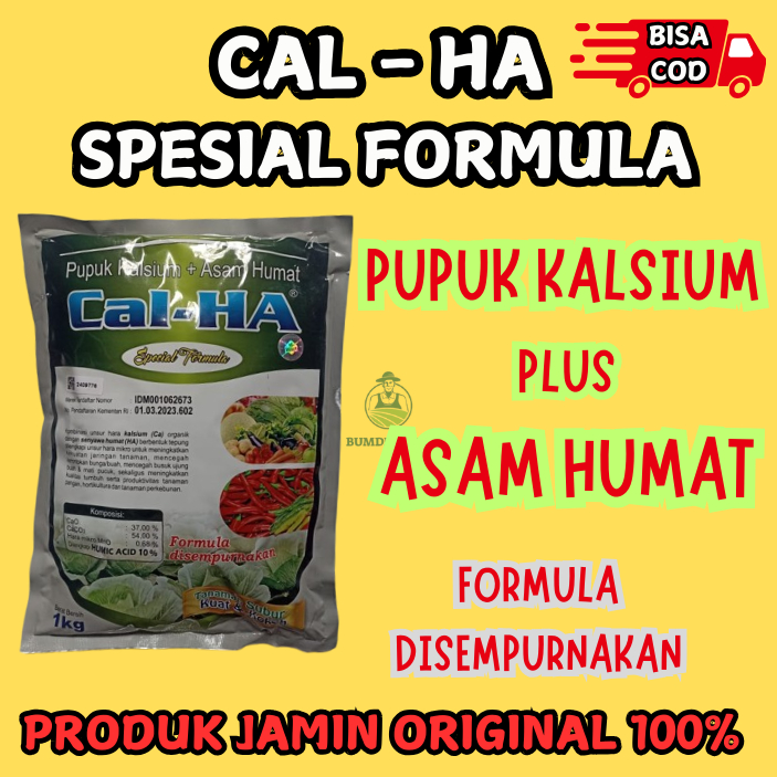 Jual CAL-HA 1KG PUPUK KALSIUM ASAM HUMAT CALHA ORIGINAL | Shopee Indonesia