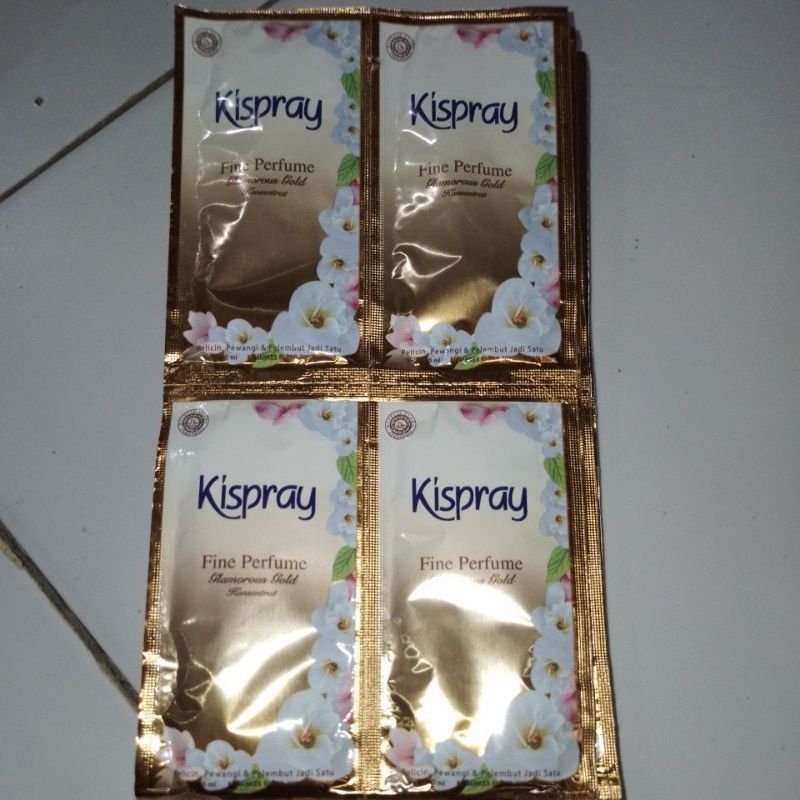 Jual kispray gold renteng 12sachet 10ml | Shopee Indonesia