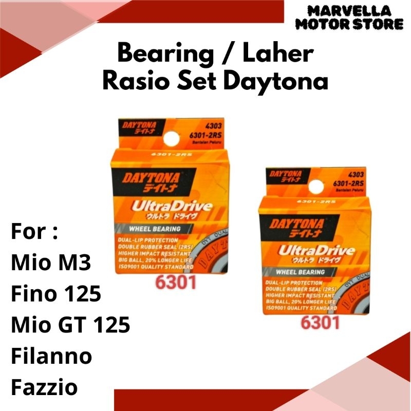 Jual Laher Bearing Rasio Set Mio M3 Fino 125 Mio Soul GT 125 Filano ...