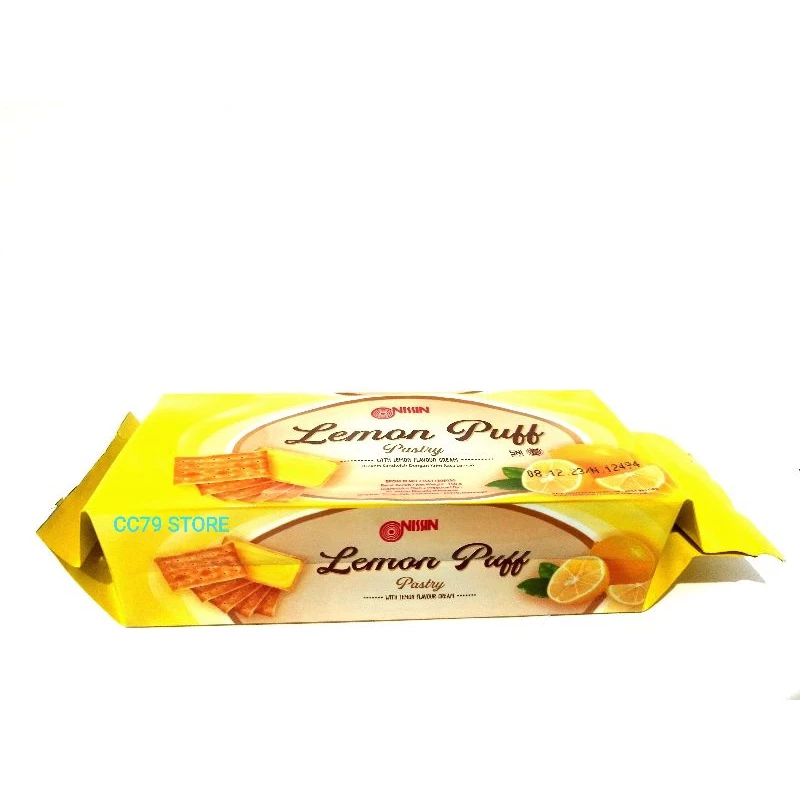 Jual Nissin Lemon Puff Pastry Biscuit 150gr | Shopee Indonesia