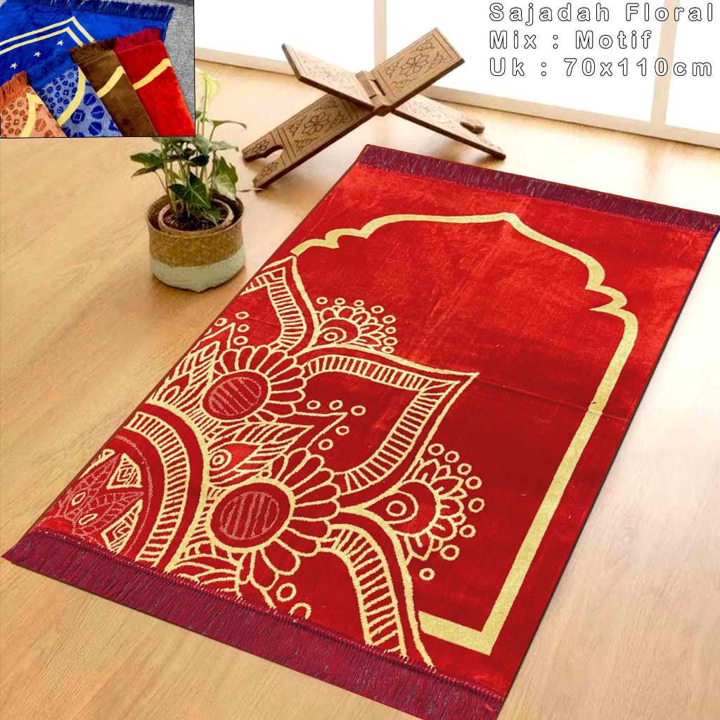 Sajadah Turki Bulu Premium Sajadah Besar Ukuran 110x70cm Sajadah Jumbo Murah Sajadah Murah By Dunia Muslim