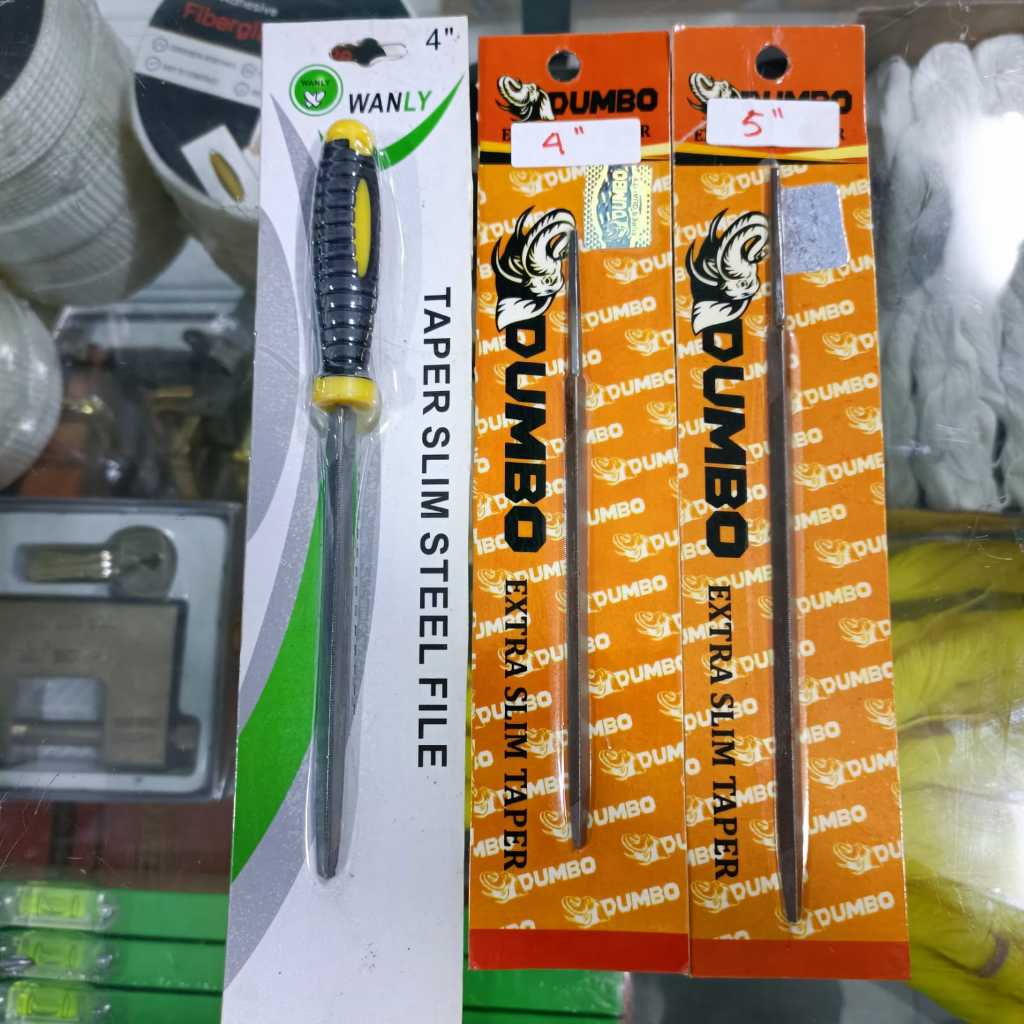 Jual WANLY Kikir Segitiga Gagang Fiber 4