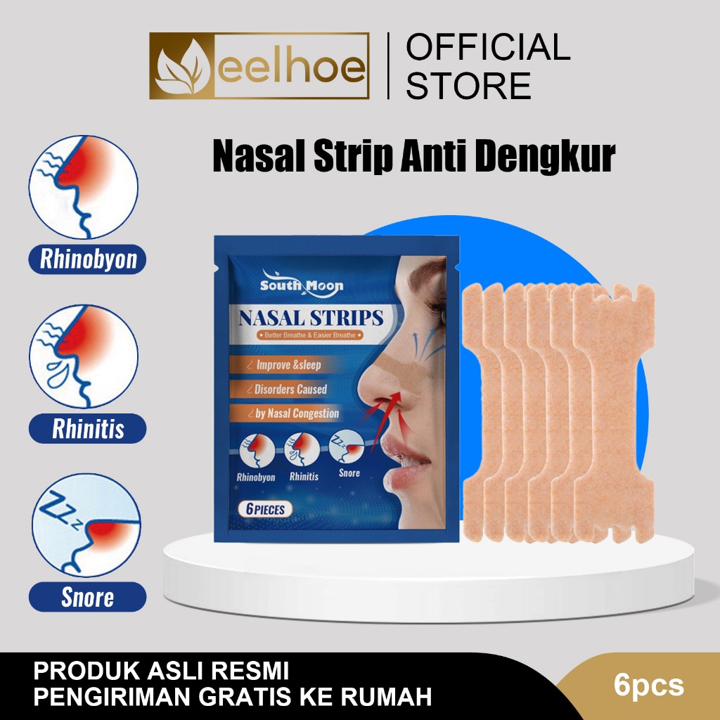 Jual South Moon Anti-Snoring Nasal Strips/Penutup Hidung Anti Ngorok ...