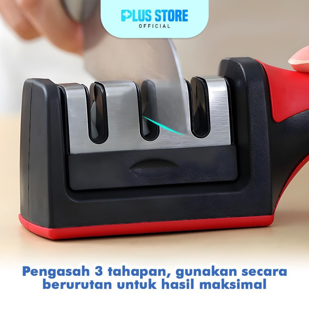 Jual Alat Pengasah Pisau Penajam Alat Pengasah 3 Slot Tahapan Penajam ...