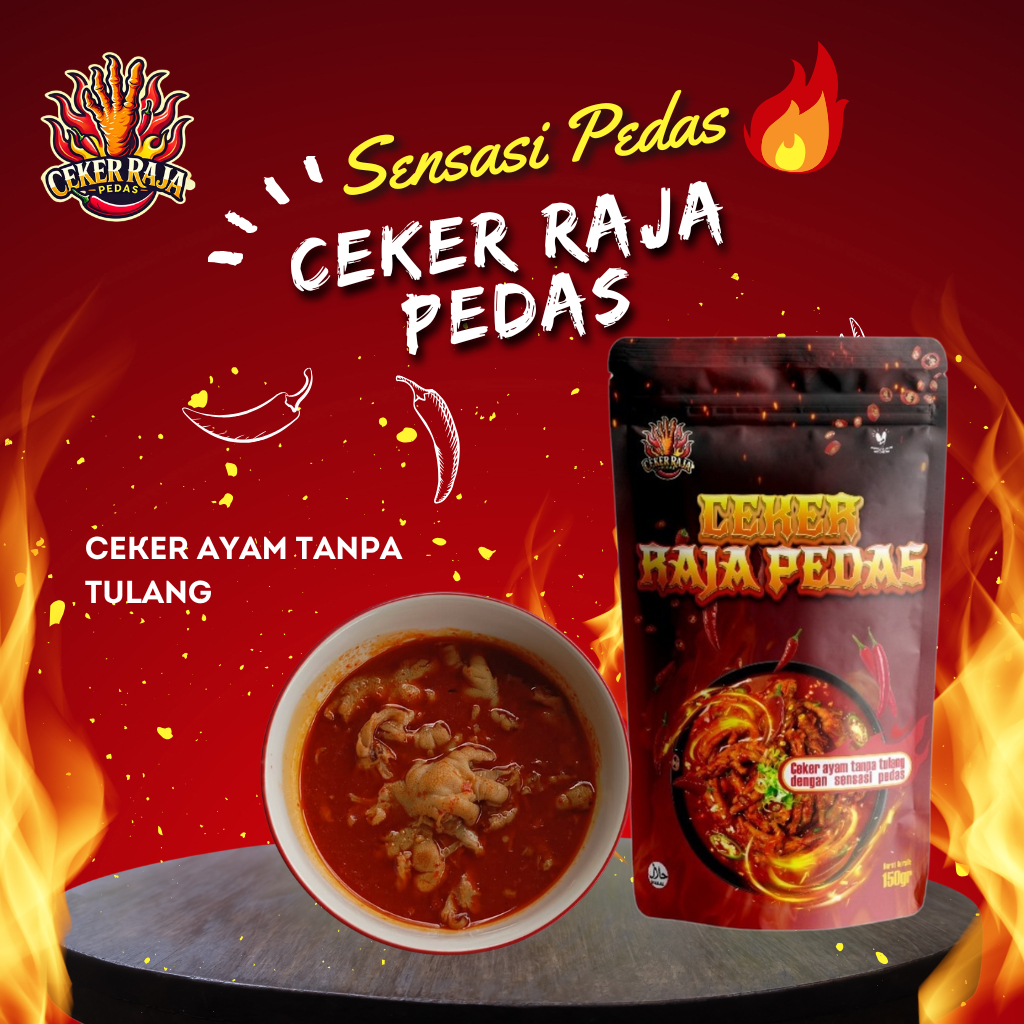 Jual Ceker Raja Pedas - Ceker Ayam Tanpa Tulang Pedas Gurih 150gr ...