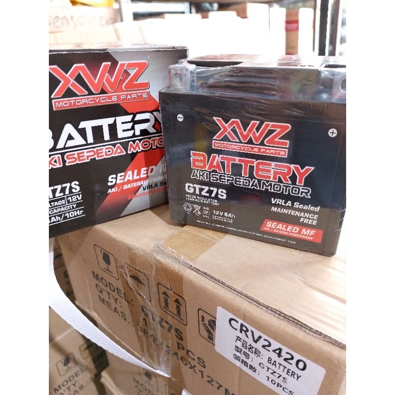 Jual PROMO AKI GTZ7S / 7 AMPER ACCU FULL KERING MURAH BERKUALITAS MEREK