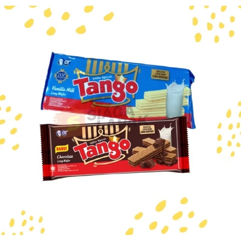 Jual Wafer Tango Besar Rasa Vanila Milk_100g | Shopee Indonesia