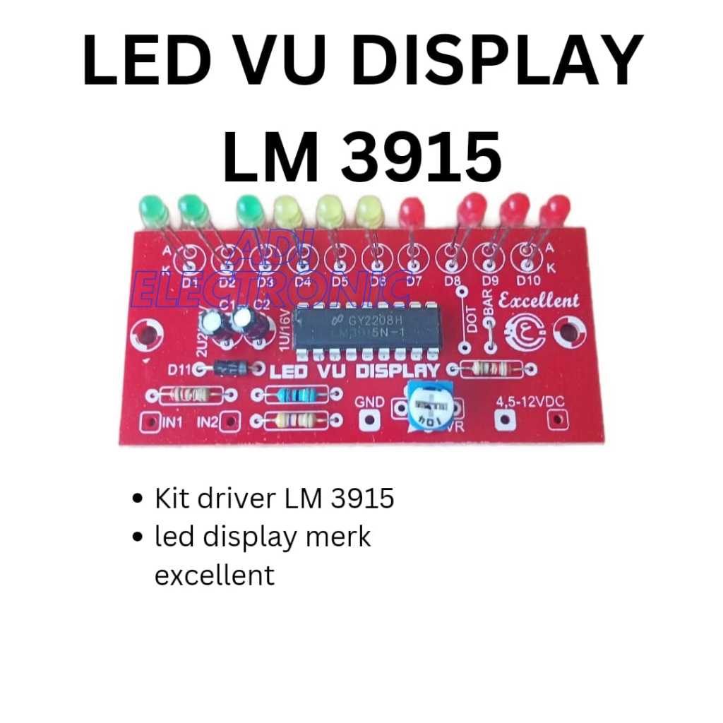 Jual LED VU DISPLAY LM 3915 | Shopee Indonesia