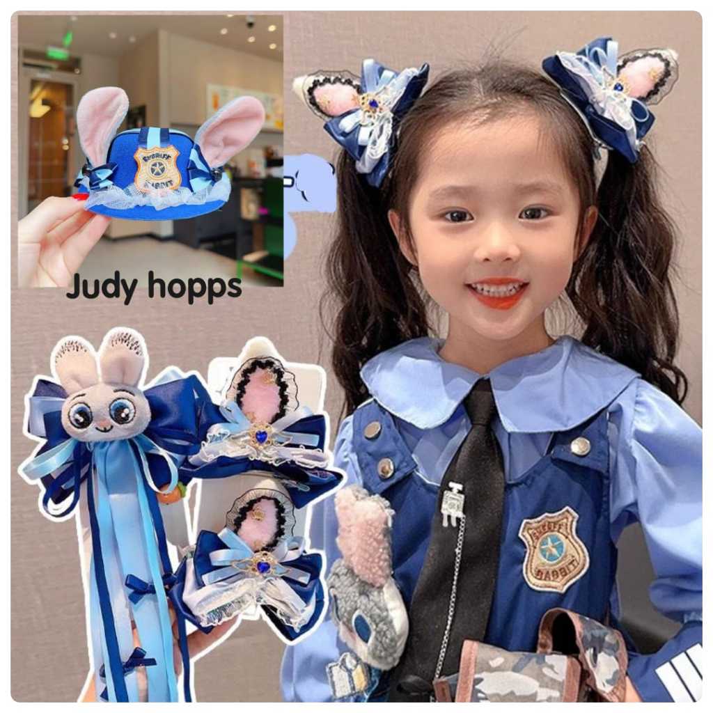 Jual ETH053 TOPI SHERRIF JEPITAN ANAK KARAKTER JUDY HOPPS JEPITAN ...