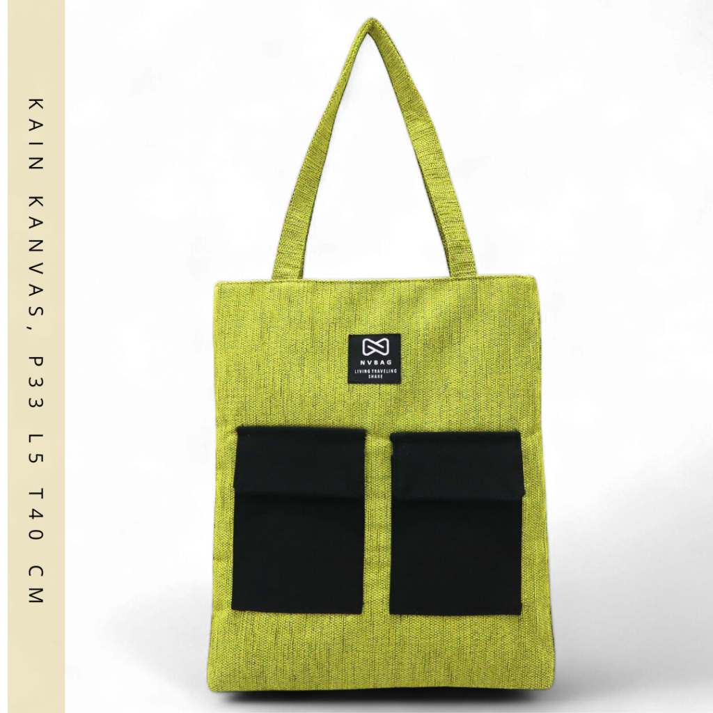 Jual MONGGO COD Tas Tote Bag Hitam Sablon Gambar kantong depan TAS samping TOTEBAG Murah Kain Kanvas Shopee Indonesia