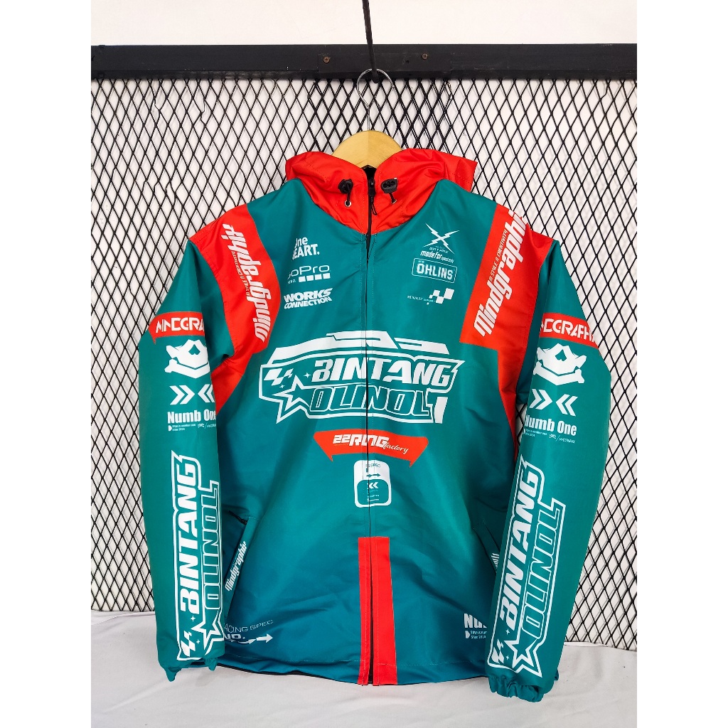 Jual JAKET RACING TASLAN WATERPROOF CUSTOM SESUAI PERMINTAAN | Shopee ...