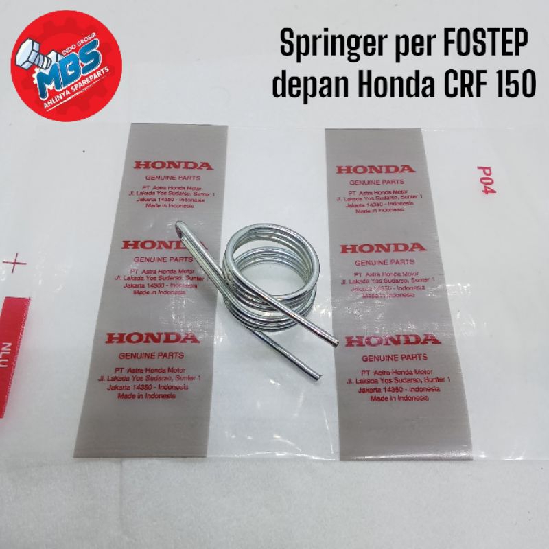 Jual SPRINGER PER FOSTEP STEP HONDA CRF PER STEP DEPAN PIJAKAN KAKI ...