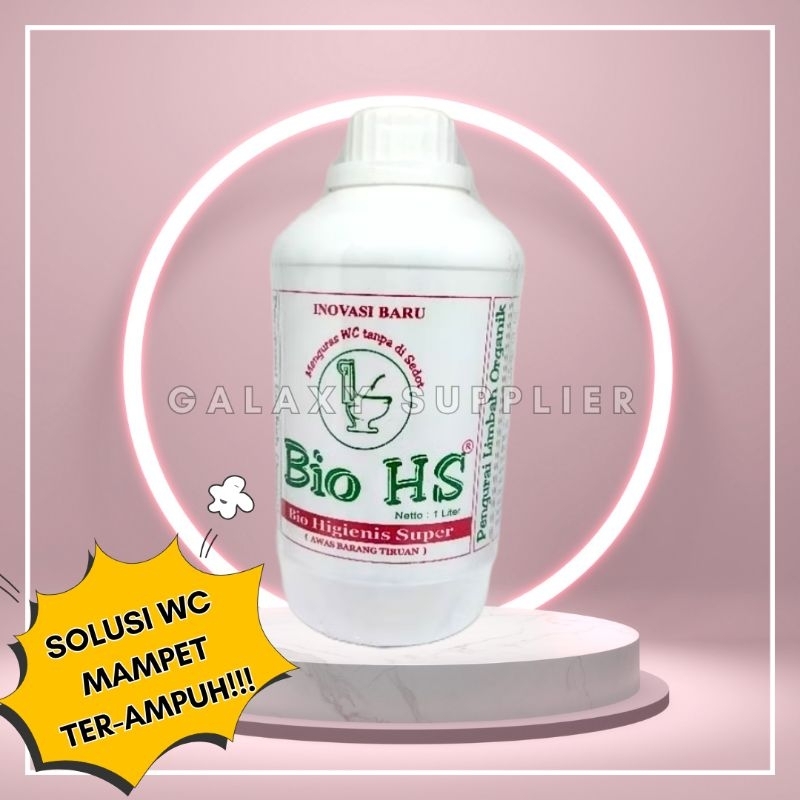 Jual [READY] BIO HS 1 LITER CAIRAN PENGURAS WC TANPA DI SEDOT ORIGINAL ...