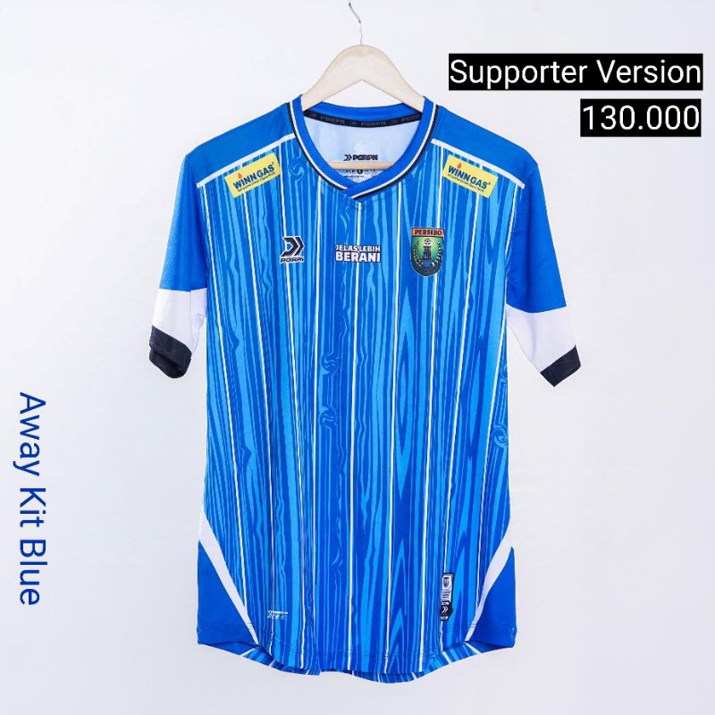 Jual Jersey Official Persibo Bojonegoro Away 1 Biru Supporter Version ...