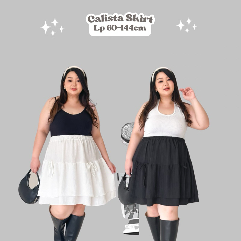 Jual CALISTA SKIRT - ROK JUMBO ROK BIG SIZE | Shopee Indonesia
