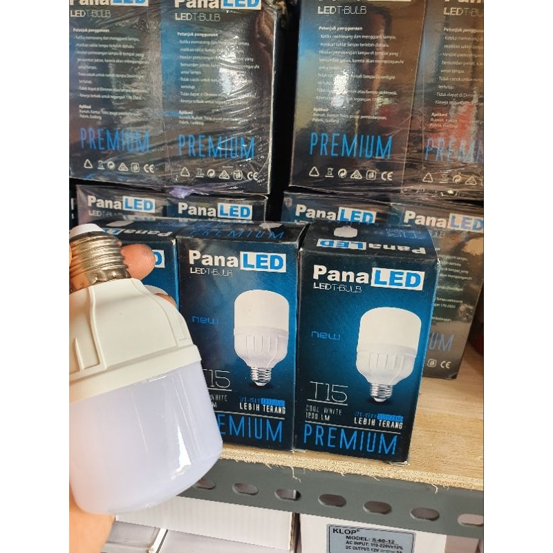 Jual LAMPU LISTRIK LED 15W PANALED PREMIUM CAHAYA PUTIH HEMAT ENERGI ...